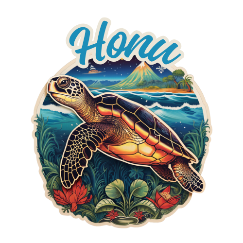 Honu Turtle Sticker