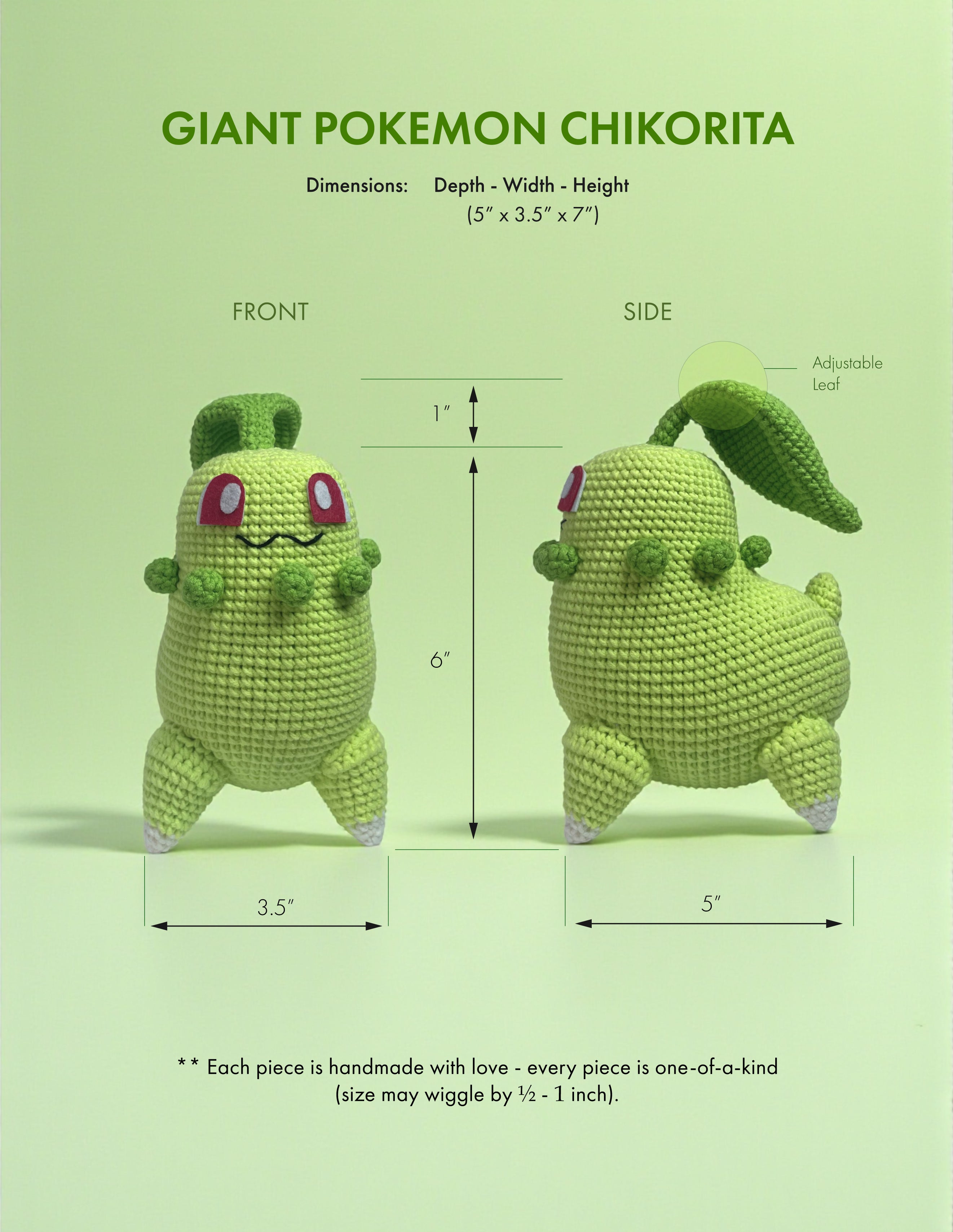 Giant Pokémon Chikorita