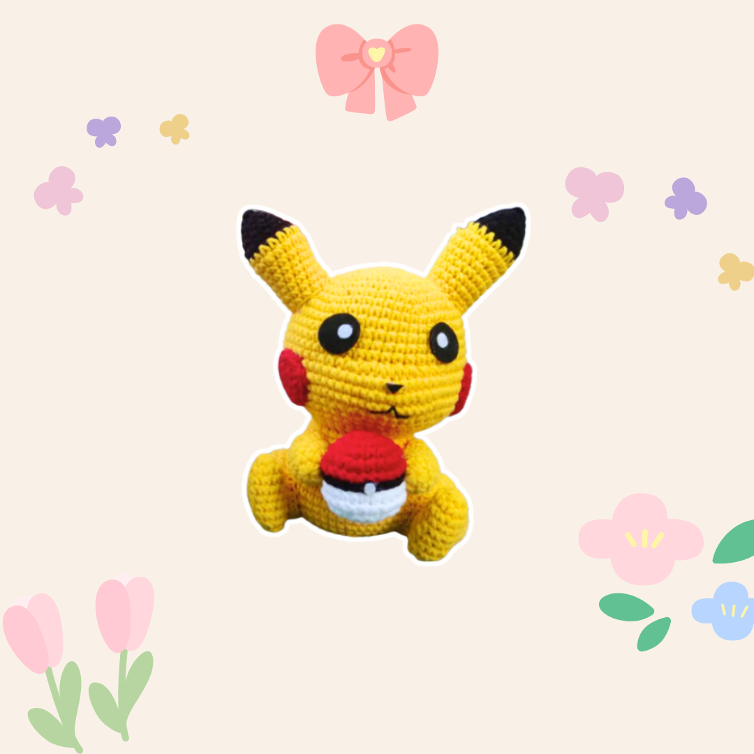 Giant Pokemon Eevee Crochet Animal