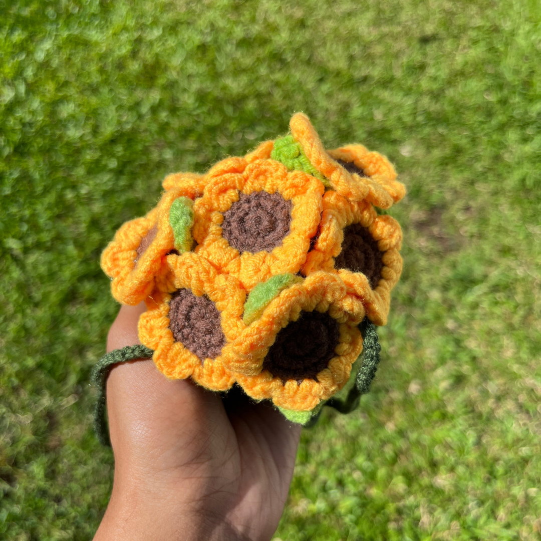 Sunflower Hanging Pot