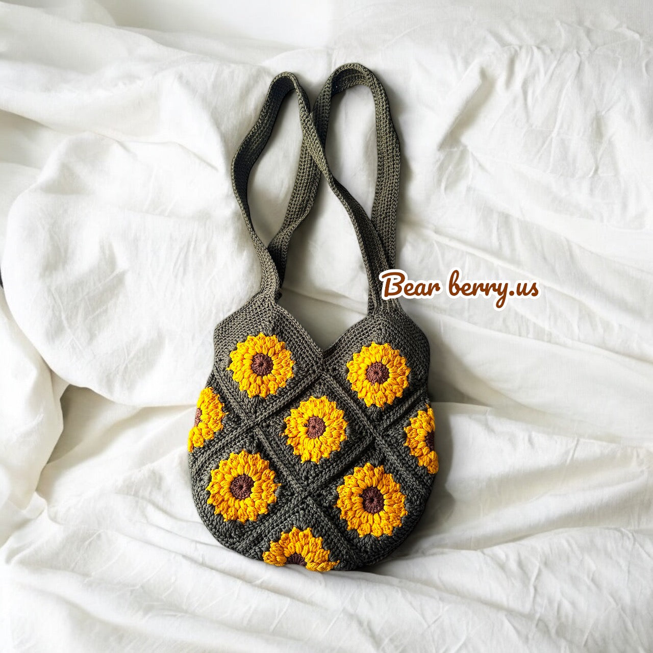 Olive - Yellow Flower Bag