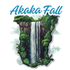 Akaka Fall Sticker