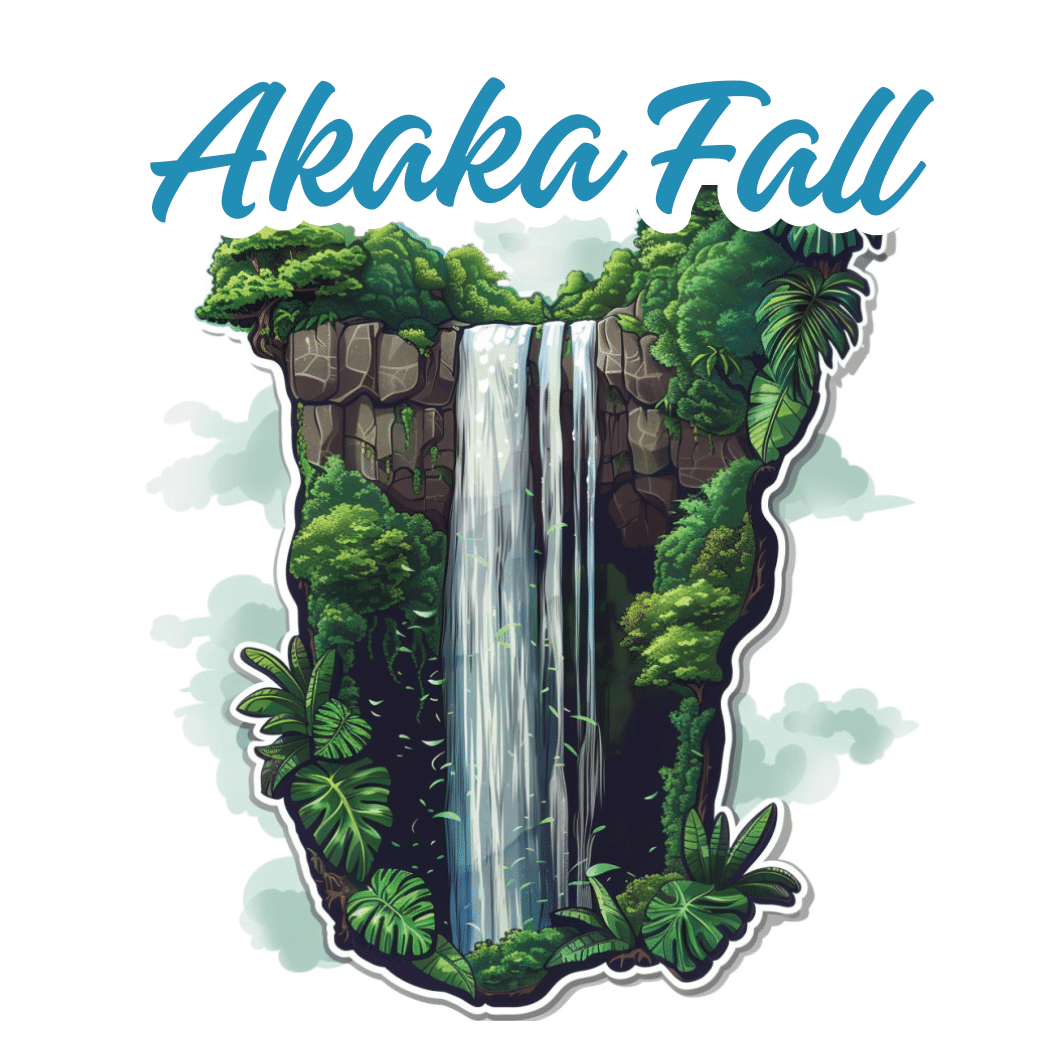 Akaka Fall Sticker