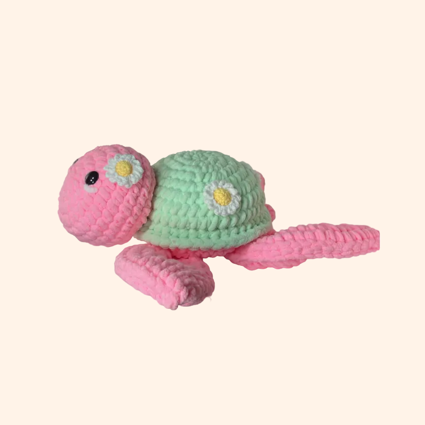 GIANT TURTLE - PINK DAISY