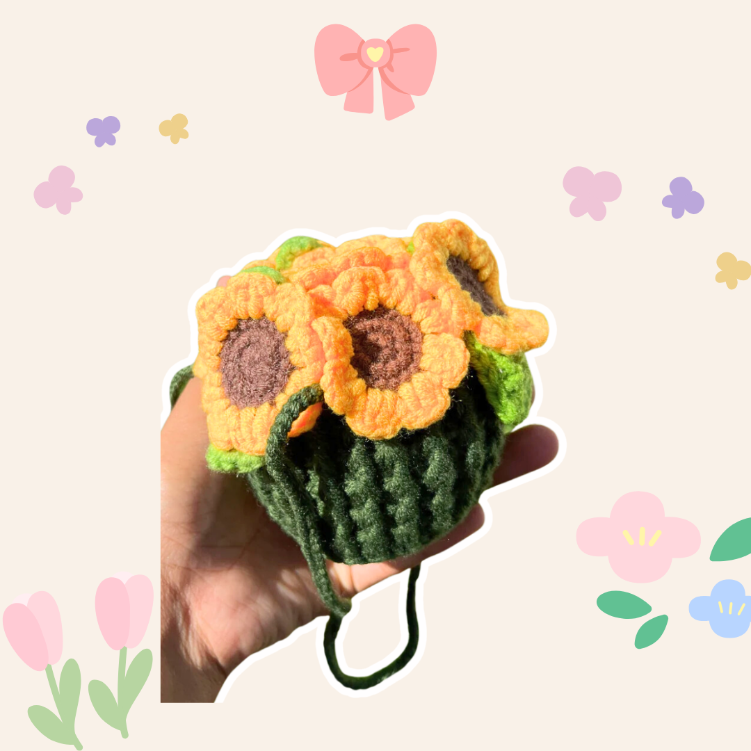 Sunflower Hanging Pot